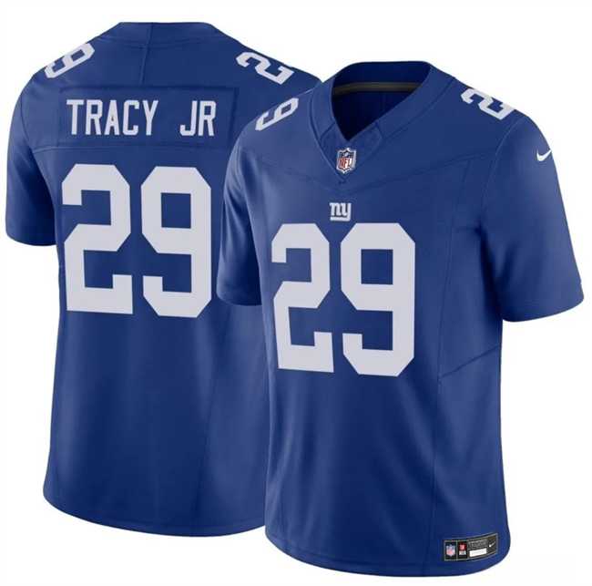 Men & Women & Youth New York Giants #29 Tyrone Tracy Jr Blue 2023 F.U.S.E. Vapor Untouchable Limited Stitched Jersey->new york giants->NFL Jersey